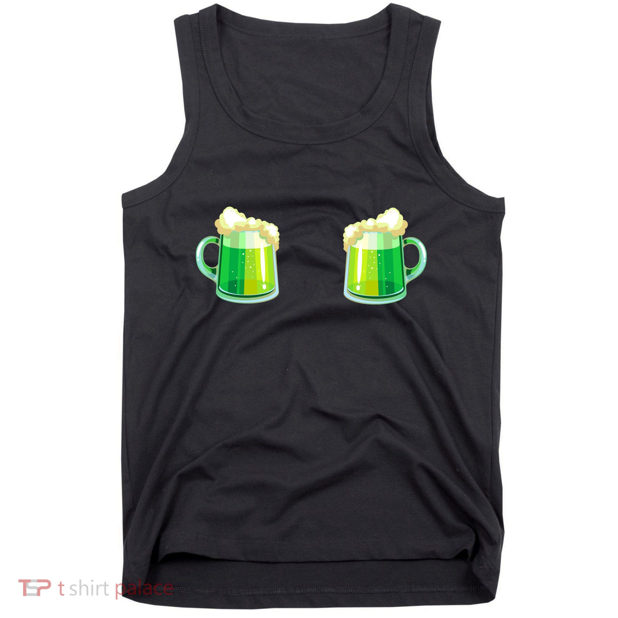 Green Beer Boobs - St. Patrick's Day Tank Top