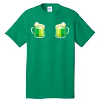 Green Beer Boobs - St. Patrick's Day Tall T-Shirt