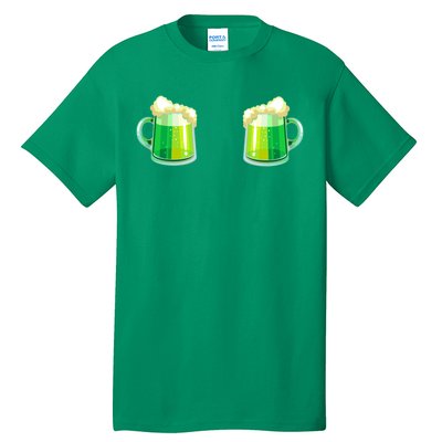 Green Beer Boobs - St. Patrick's Day Tall T-Shirt