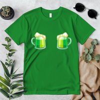 Green Beer Boobs - St. Patrick's Day Premium T-Shirt