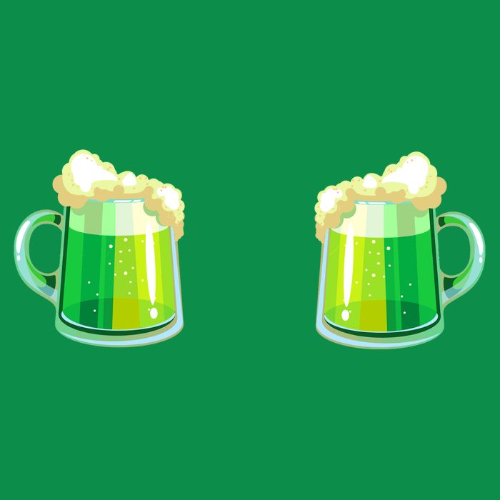 Green Beer Boobs - St. Patrick's Day Premium T-Shirt