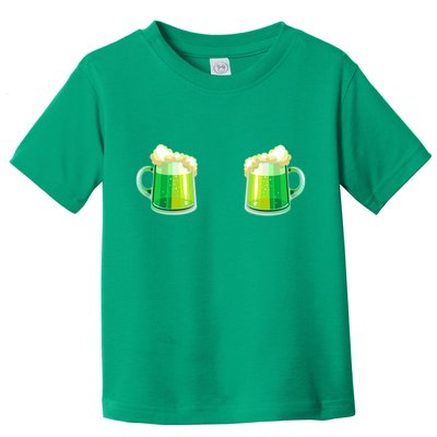 Green Beer Boobs - St. Patrick's Day Toddler T-Shirt