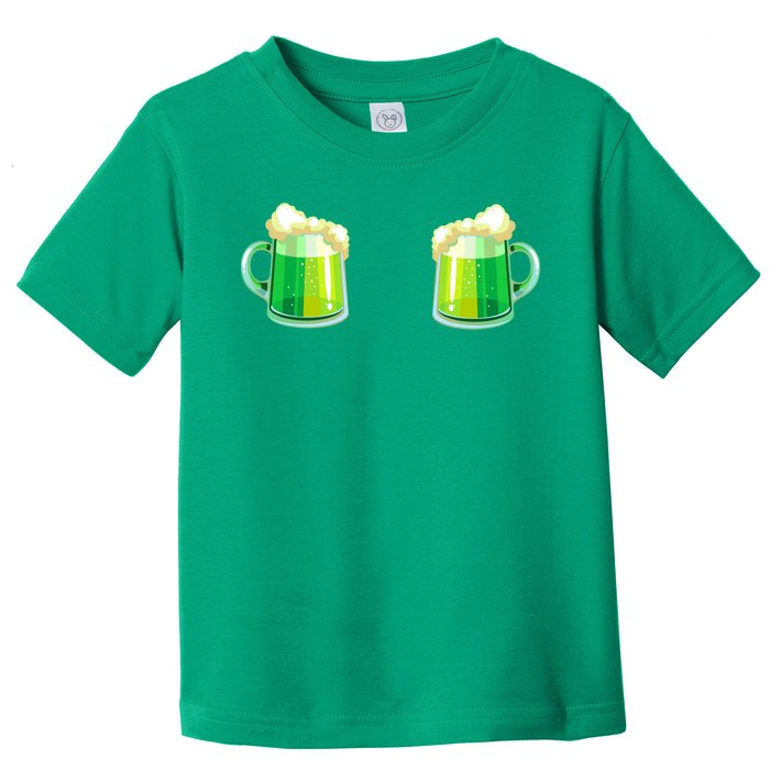 Green Beer Boobs - St. Patrick's Day Toddler T-Shirt