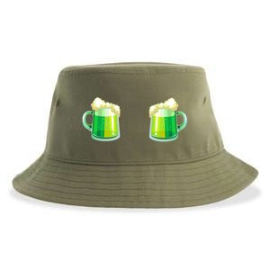 Green Beer Boobs - St. Patrick's Day Sustainable Bucket Hat