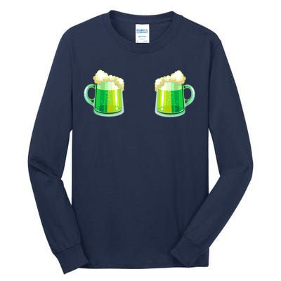 Green Beer Boobs - St. Patrick's Day Tall Long Sleeve T-Shirt