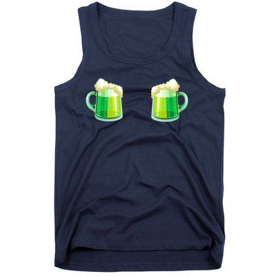 Green Beer Boobs - St. Patrick's Day Tank Top