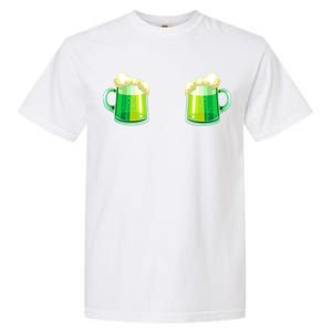 Green Beer Boobs - St. Patrick's Day Garment-Dyed Heavyweight T-Shirt