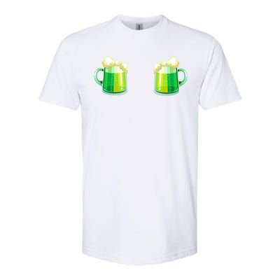 Green Beer Boobs - St. Patrick's Day Softstyle CVC T-Shirt