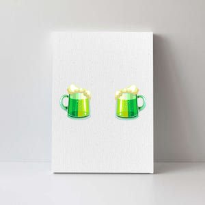 Green Beer Boobs - St. Patrick's Day Canvas