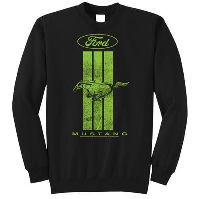 Green Mustang Stripe Sweatshirt