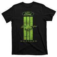 Green Mustang Stripe T-Shirt