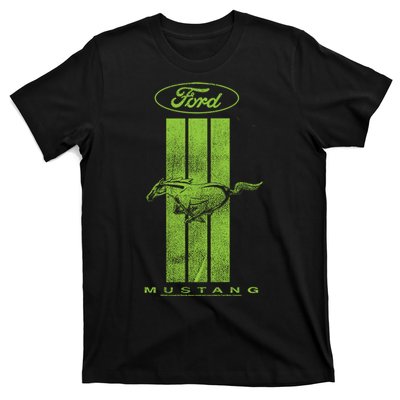 Green Mustang Stripe T-Shirt