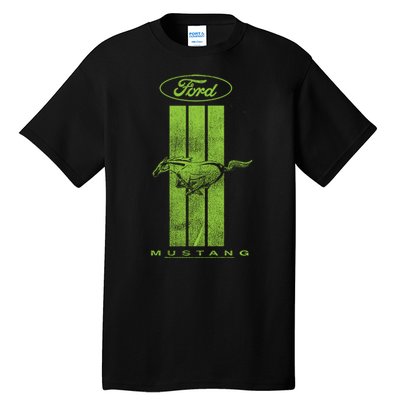 Green Mustang Stripe Tall T-Shirt