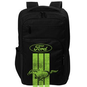 Green Mustang Stripe Impact Tech Backpack