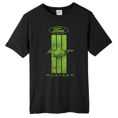 Green Mustang Stripe Tall Fusion ChromaSoft Performance T-Shirt