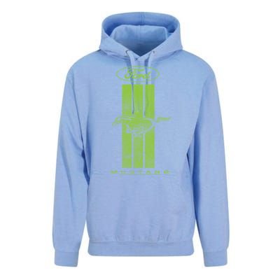 Green Mustang Stripe Unisex Surf Hoodie