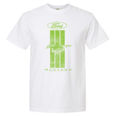 Green Mustang Stripe Garment-Dyed Heavyweight T-Shirt