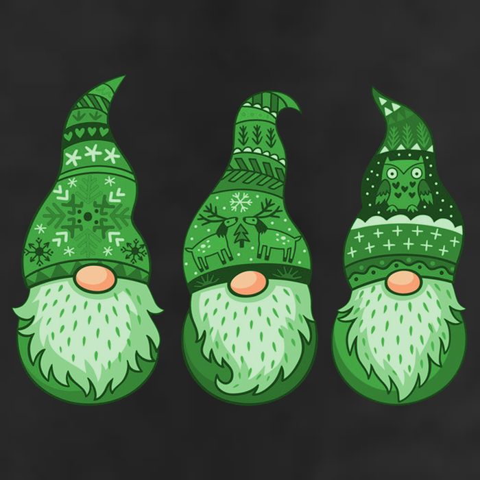 Green Ugly Sweater Irish Gnomes St Patricks Day Cool Comfort Performance Bucket Hat