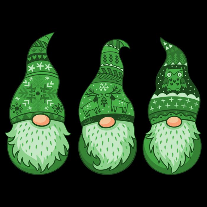 Green Ugly Sweater Irish Gnomes St Patricks Day Cooling Performance Crew T-Shirt