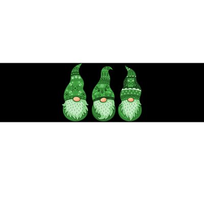 Green Ugly Sweater Irish Gnomes St Patricks Day Bumper Sticker