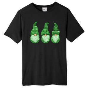 Green Ugly Sweater Irish Gnomes St Patricks Day Tall Fusion ChromaSoft Performance T-Shirt