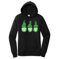 Green Ugly Sweater Irish Gnomes St Patricks Day Women's Pullover Hoodie