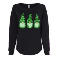 Green Ugly Sweater Irish Gnomes St Patricks Day Womens California Wash Sweatshirt