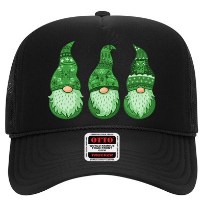 Green Ugly Sweater Irish Gnomes St Patricks Day Trucker Hat