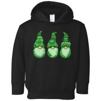 Green Ugly Sweater Irish Gnomes St Patricks Day Toddler Hoodie