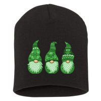 Green Ugly Sweater Irish Gnomes St Patricks Day Short Acrylic Beanie