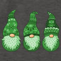 Green Ugly Sweater Irish Gnomes St Patricks Day Vector Backpack