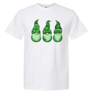 Green Ugly Sweater Irish Gnomes St Patricks Day Garment-Dyed Heavyweight T-Shirt