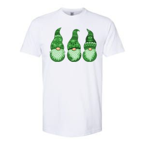 Green Ugly Sweater Irish Gnomes St Patricks Day Softstyle CVC T-Shirt