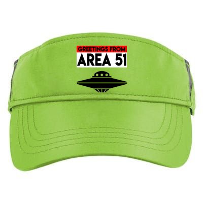 Greetings From Area 51 Adult Drive Performance Visor