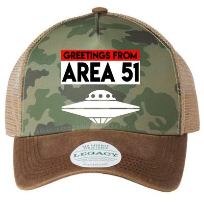 Greetings From Area 51 Legacy Tie Dye Trucker Hat