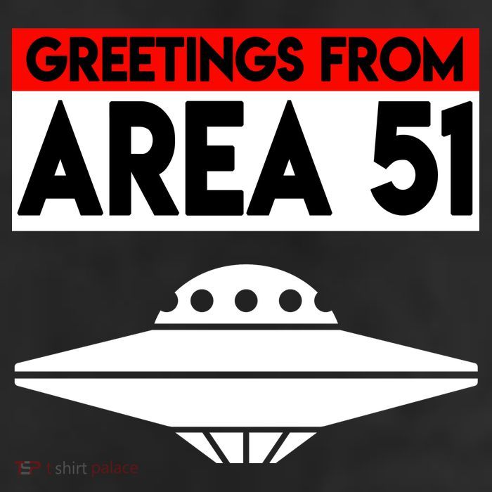 Greetings From Area 51 7 Panel Mesh Trucker Snapback Hat