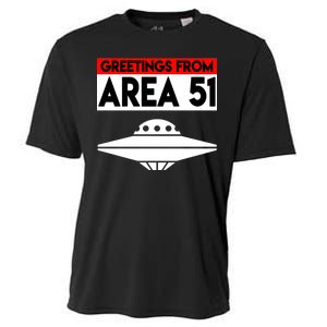 Greetings From Area 51 Cooling Performance Crew T-Shirt