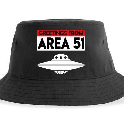 Greetings From Area 51 Sustainable Bucket Hat