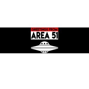 Greetings From Area 51 Bumper Sticker