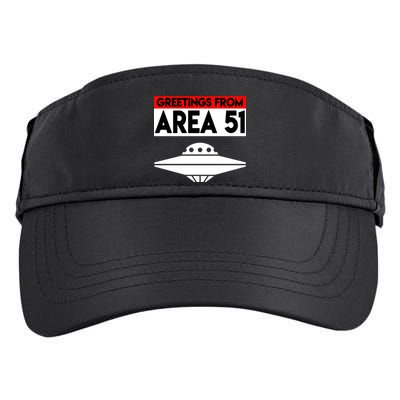 Greetings From Area 51 Adult Drive Performance Visor