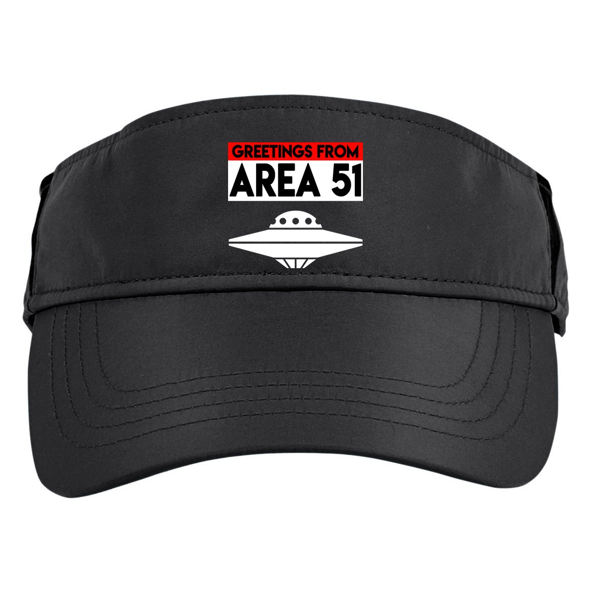 Greetings From Area 51 Adult Drive Performance Visor