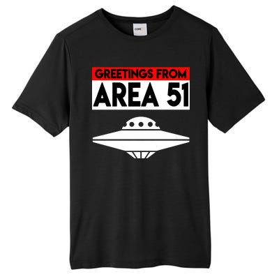 Greetings From Area 51 Tall Fusion ChromaSoft Performance T-Shirt