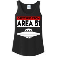 Greetings From Area 51 Ladies Essential Tank