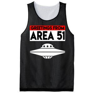 Greetings From Area 51 Mesh Reversible Basketball Jersey Tank