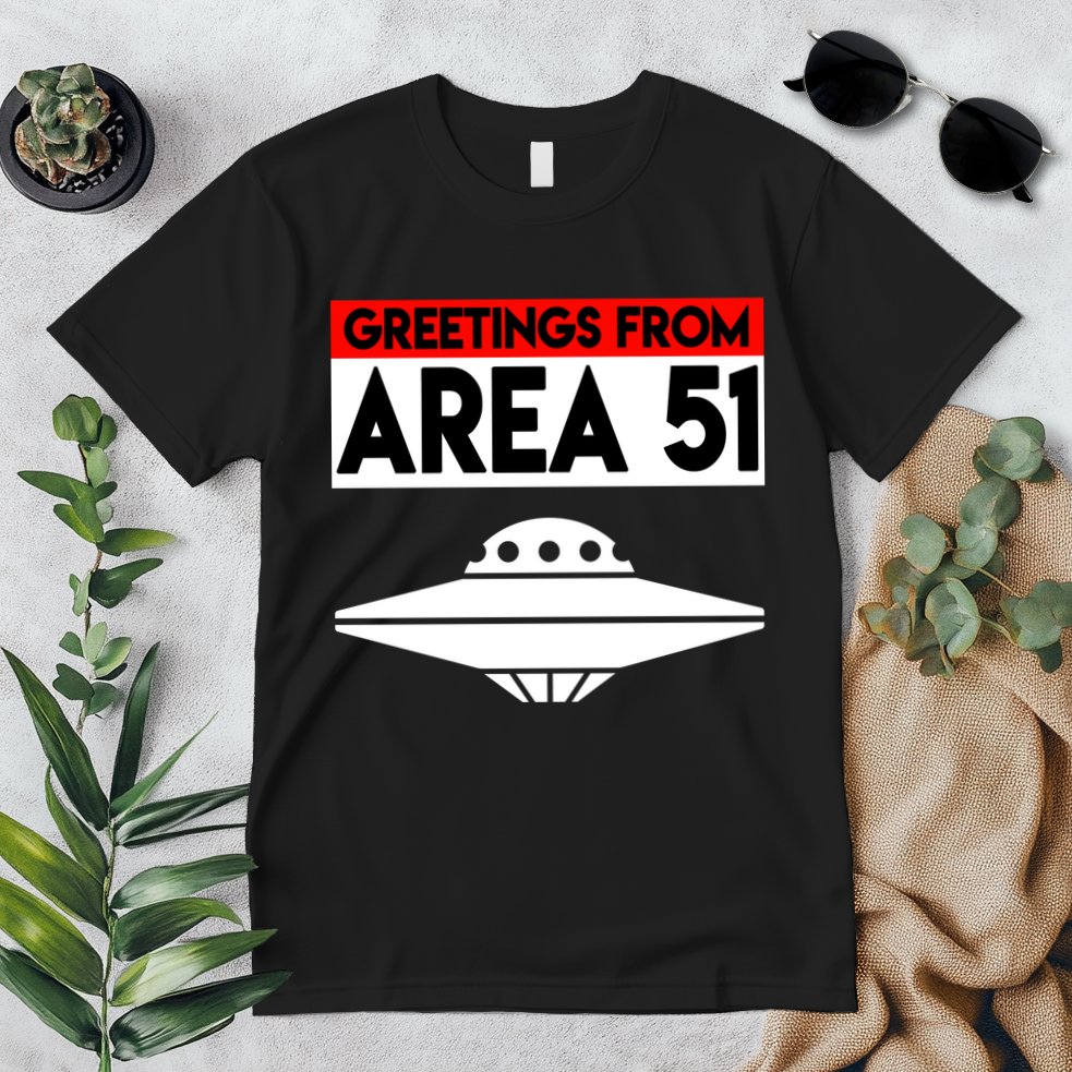 Greetings From Area 51 Premium T-Shirt