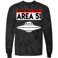 Greetings From Area 51 Tie-Dye Long Sleeve Shirt