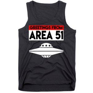 Greetings From Area 51 Tank Top