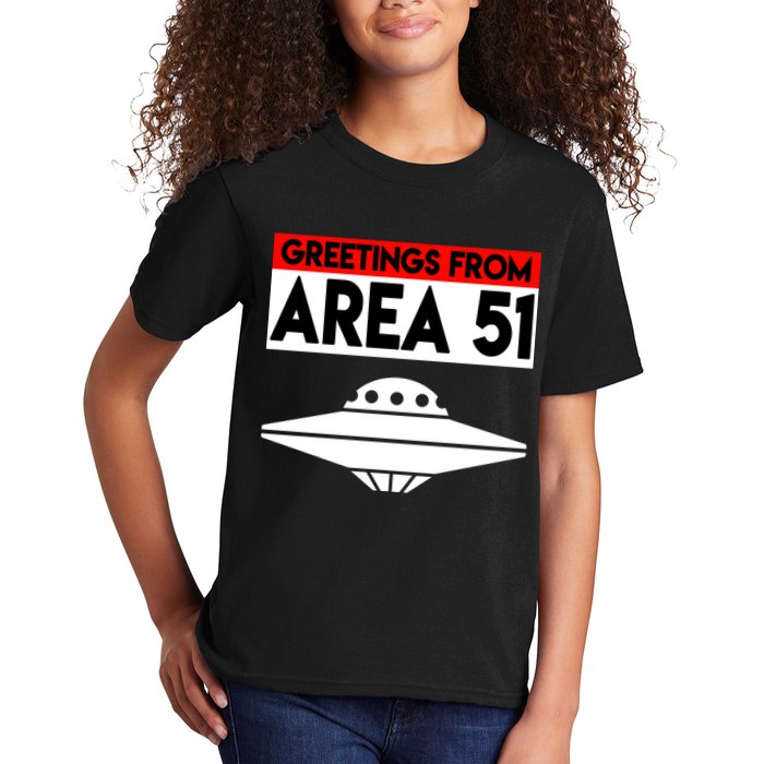 Greetings From Area 51 Kids T-Shirt