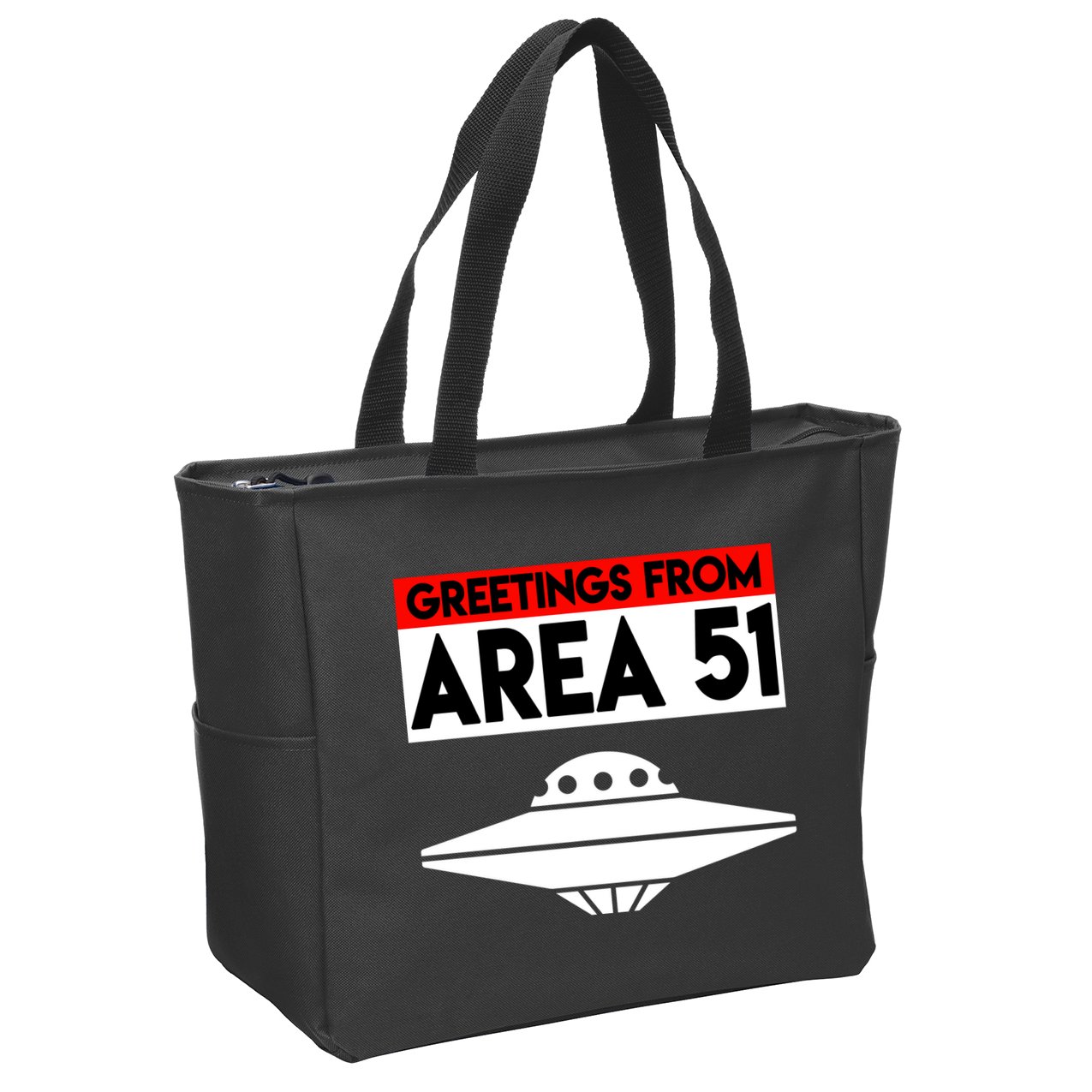 Greetings From Area 51 Zip Tote Bag