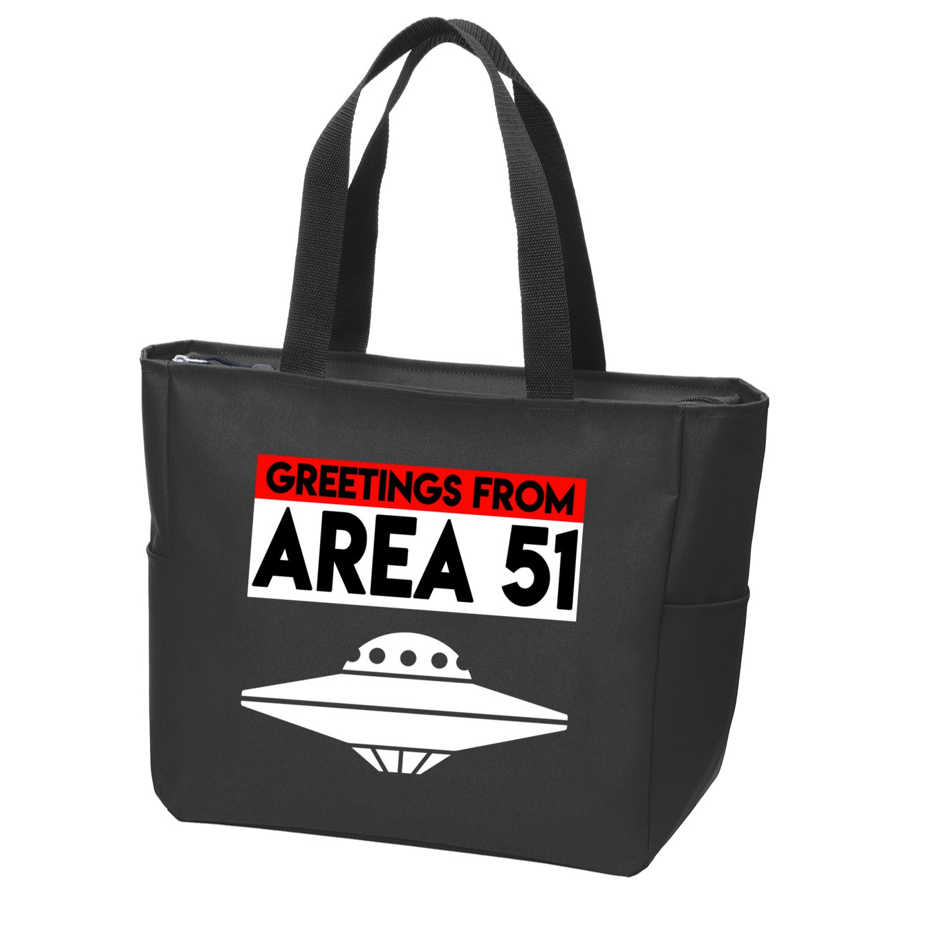 Greetings From Area 51 Zip Tote Bag